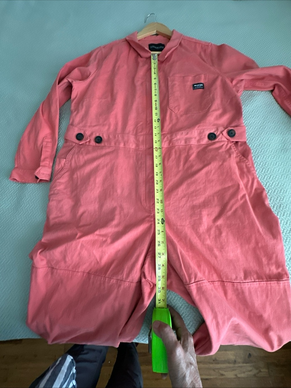 Wildfang Coral Utility Coverall Jumpsuit - Vtg Style womens sz 1X - Picture 7 of 15
